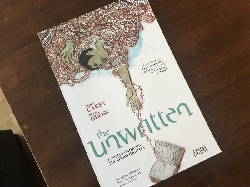 Picture of the comic, The Unwritten.