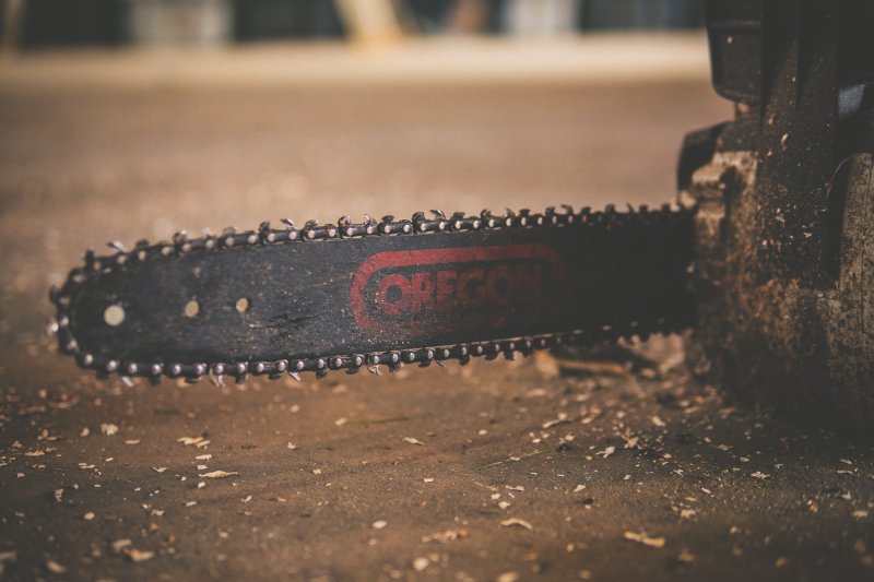 Picture of a chain saw.