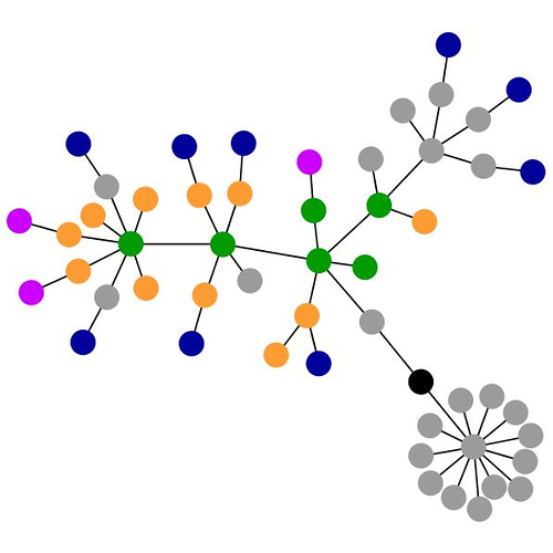 A picture of interconnected nodes