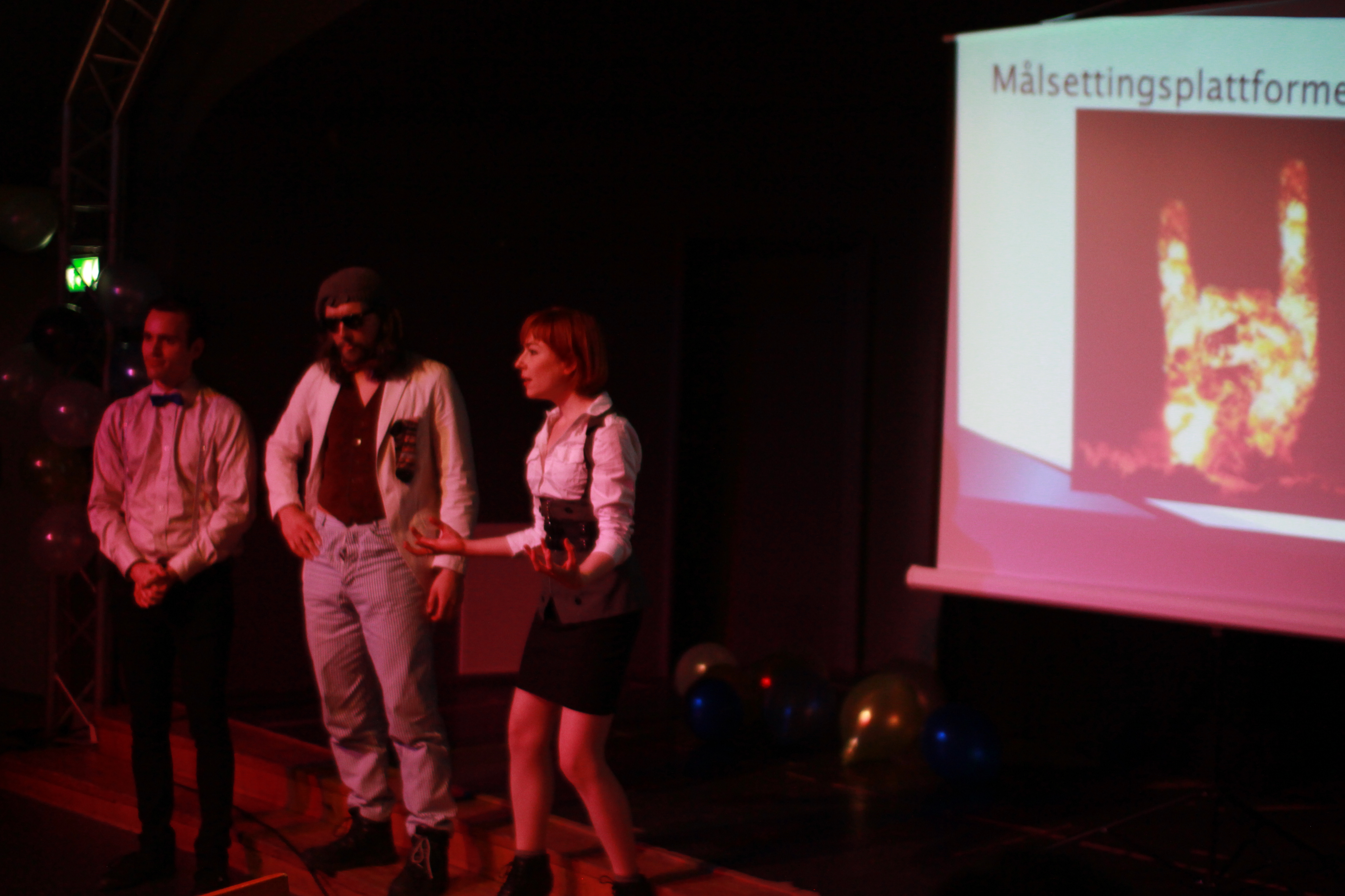 The statistician, and the creative consultants together present the future vision of the firm.