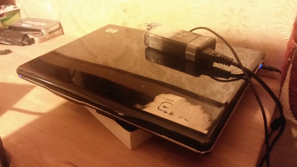 My trusty laptop web server 