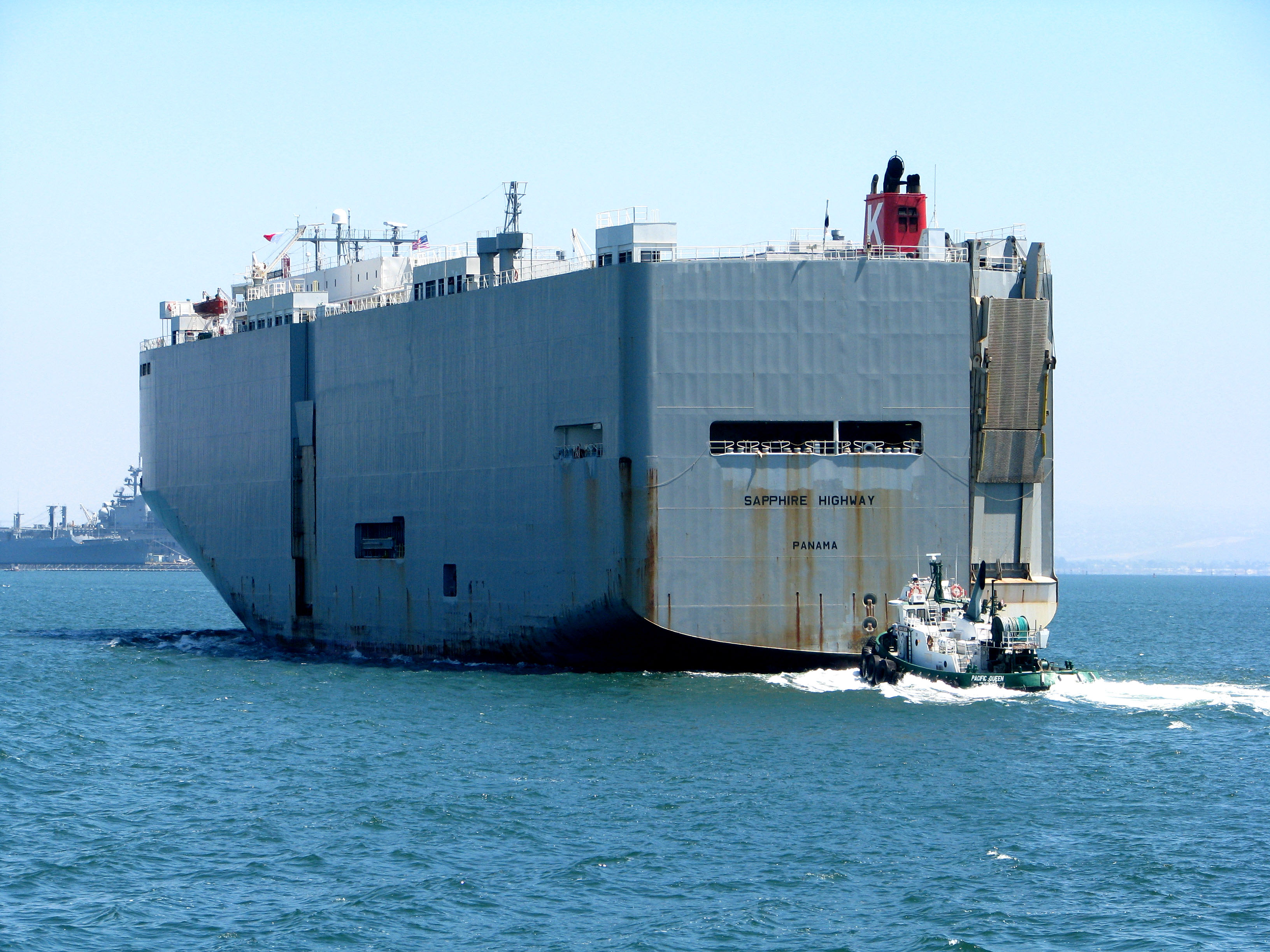 A huge ship